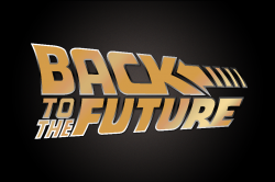 Back to the Future golden movie logo by freeco on DeviantArt
