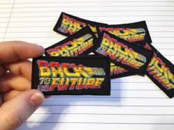 Back To The Future Logo Iron-on Embroidered patch in 2019 ...