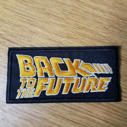 Details about Back To The Future Logo Patch 4 inch