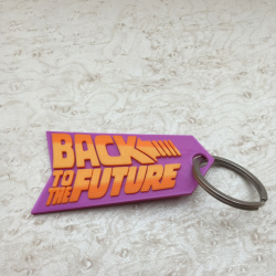 3D Printable Back to the Future Keychain by Nim