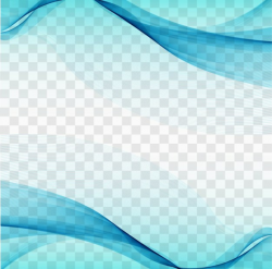 Modern blue wave on transparent background Vector | Free ...