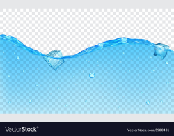 Background of transparent water