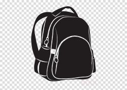 bag white black backpack luggage and bags clipart - Bag ...