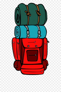 Camping Clipart Backpack - Backpacking Clipart - Png ...