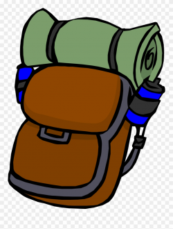 Camp Clipart Backpack - Club Penguin Backpack - Png Download ...