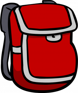 Clipart backpack red bag, Clipart backpack red bag ...