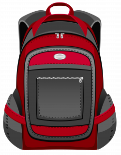 Black and Red Backpack PNG Vector Clipart | Gallery ...