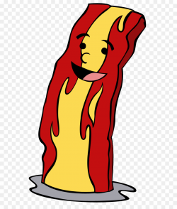 Food Cartoon clipart - Bacon, transparent clip art
