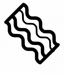 Bacon Svg Outline, Transparent Png Download For Free ...