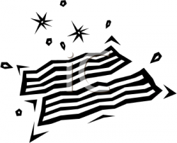 Sizzling Bacon Clipart Image - foodclipart.com