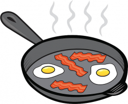 Sizzling Bacon Clipart
