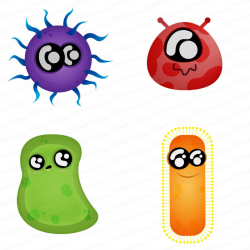 Funny bacteria clip art free clipart images - ClipartPost