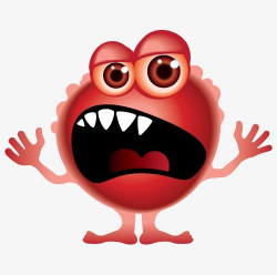 Cartoon Big Eyes Bacteria PNG, Clipart, Animal, Bacteria ...