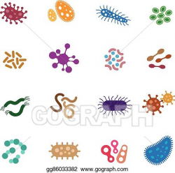 Vector Stock - Virus, bacteria and biology microorganisms ...