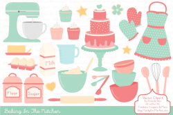 Baking clipart background, Baking background Transparent ...