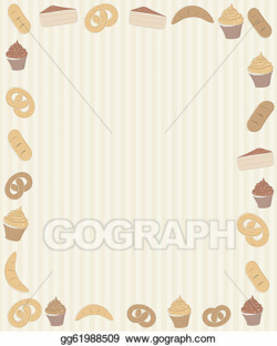 Vector Stock - Baking background. Clipart Illustration ...