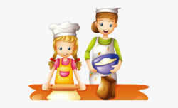 Kids Cooking Clipart - Kid Cooking Clip Art , Transparent ...