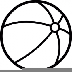 Black And White Beach Ball Clipart | Free Images at Clker ...