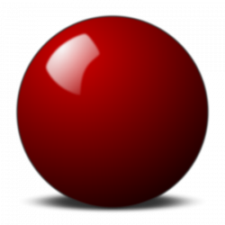 Free Clipart: Red snooker ball | Stellaris