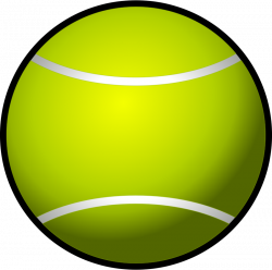 Free Clipart: Tennis ball simple | Chrisdesign