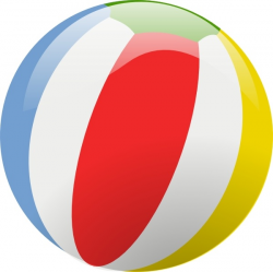 Beach Ball clip art Free vector in Open office drawing svg ...