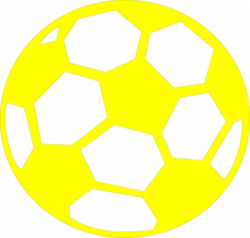 Yellow Soccer Ball Clip Art at Clker.com - vector clip art ...