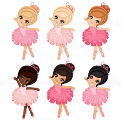 Ballerina Clipart, Tutu / Ballet Clip Art, Ballerina Party ...
