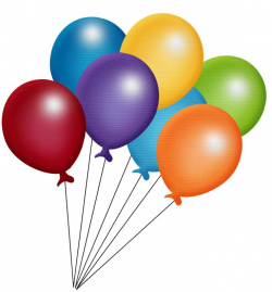 Cartoon Birthday Balloons Clipart | Free download best Cartoon ...
