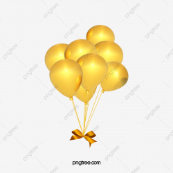 Gold Balloon Material, Balloon Clipart, Golden Balloons Image, Gold ...