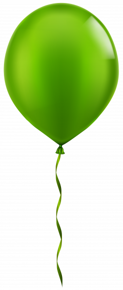 Single Green Balloon PNG Clip Art Image | Gallery Yopriceville ...