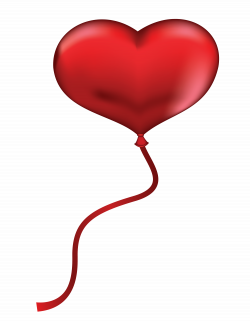 Pix For > Red Heart Outline Black | celebration | Heart balloons ...