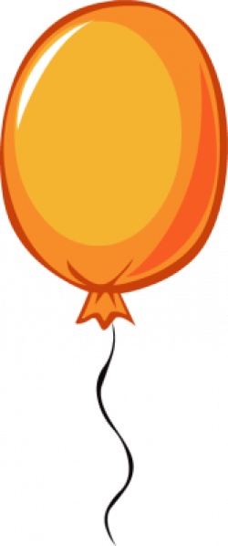 Orange Balloon clip art on | Clipart Panda - Free Clipart Images