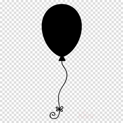 Balloon, Silhouette, Line, transparent png image & clipart free download