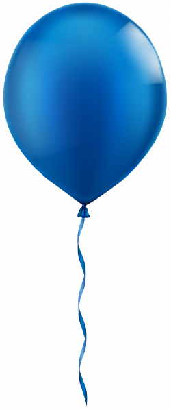 Single Blue Balloon PNG Clip Art Image | Gallery Yopriceville ...