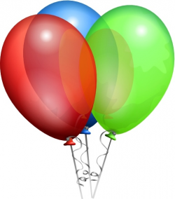 Party Helium Balloons clip art Free vector in Open office drawing ...