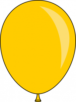 New Yellow Balloon Clip Art at Clker.com - vector clip art online ...