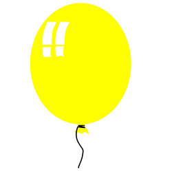 Yellow balloon clipart free clipart images 2 - Cliparting.com