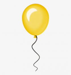 Balloon Clipart, Clipart Boy, Vector Clipart, Birthday - Yellow ...
