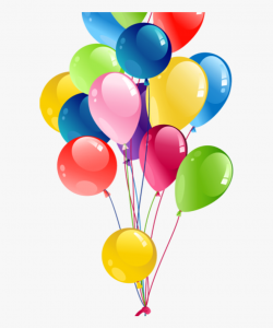 Birthday Balloons Clipart Transparent Bunch Balloons ...