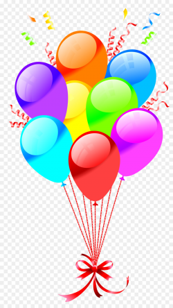 Happy Birthday Balloons clipart - Balloon, Birthday, Party ...
