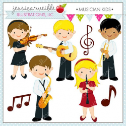 Musician Kids Cute Digital Clipart - Commercial Use OK ...