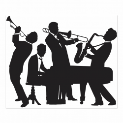 Great 20\'s Jazz Band Insta-Mural (Pack of 6) in 2019 | Jazz ...