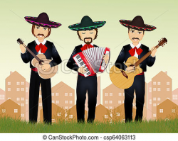 Mariachi band Stock Illustration Images. 173 Mariachi band ...
