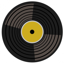 RECORD CLIPART - retro music turntable records icons in 2019 ...