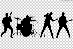 Rock Band Silhouette Musical ensemble, band PNG clipart ...