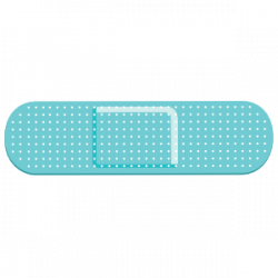 Yellow Band Aid Bandage Sticker