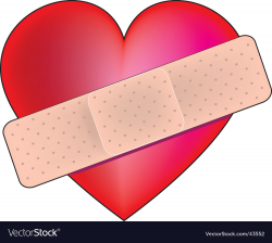 Heart with bandaid clipart 1 » Clipart Station