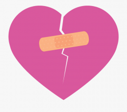 Broken Heart With Bandaid - Heart #2225997 - Free Cliparts ...