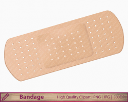 Bandaid clipart printable, Bandaid printable Transparent ...