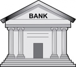 Bank clipart black and white, Bank black and white ...